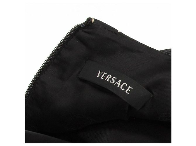 Completo coordinato Versace anni 2010 Bianco e Nero: Abito e Giacca - vista 6