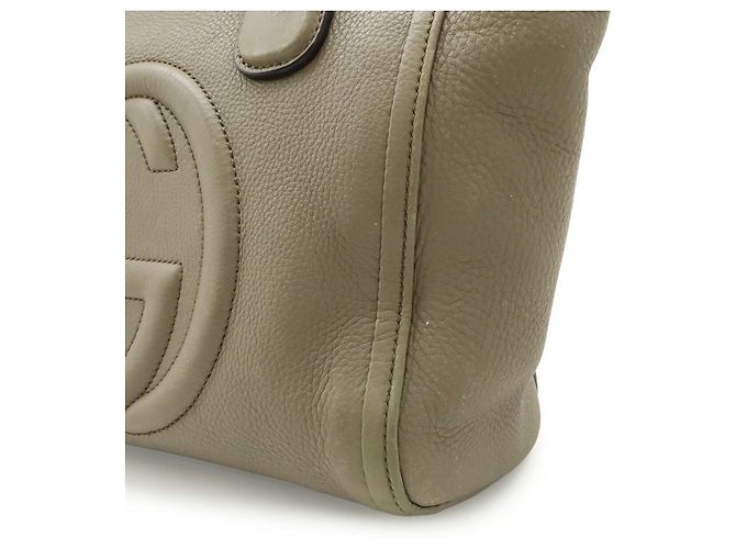 Gucci Soho Ledertasche Grau - Ansicht 8