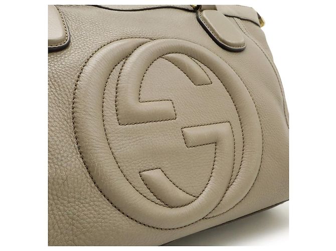 Gucci Soho Ledertasche Grau - Ansicht 9