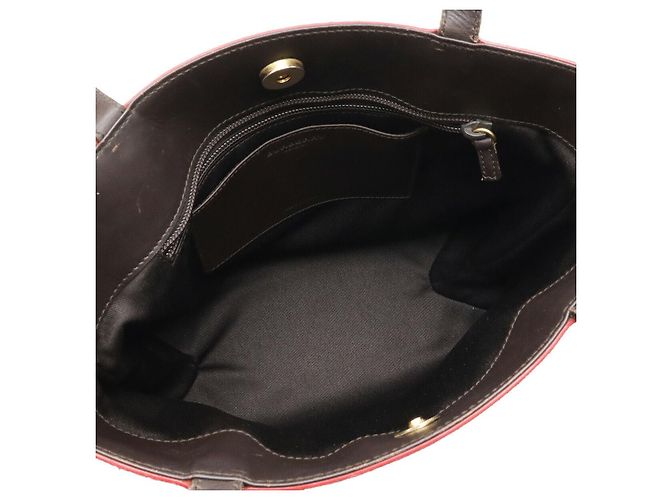 Bolsa Tote de camurça e lã com estampa Check da Burberry Vermelho - vista 7