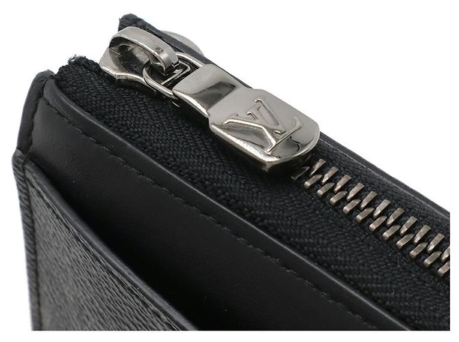 Portafoglio lungo Zippy Monogram Eclipse Louis Vuitton Nero - vista 4