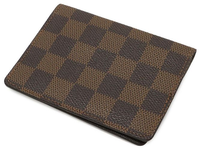 Tarjetero Damier Louis Vuitton Castaño - vista 2