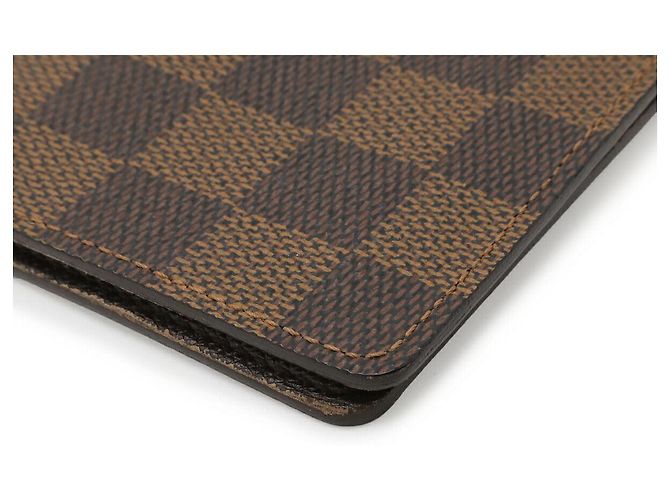 Tarjetero Damier Louis Vuitton Castaño - vista 3