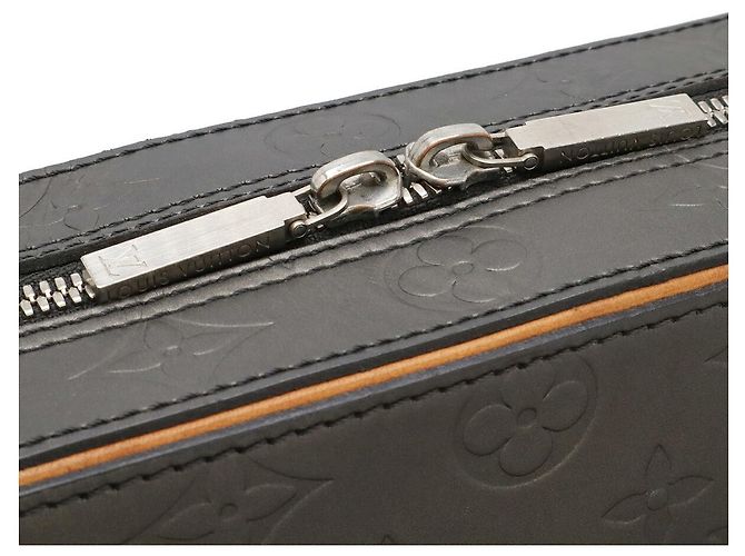 Valigetta Louis Vuitton Monogram Mat Malden Nero - vista 4