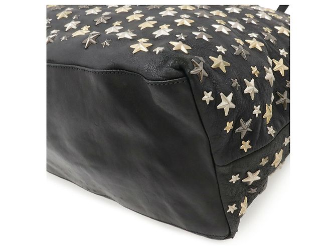 Jimmy Choo SASHA M Leder Tragetasche Schwarz - Ansicht 3