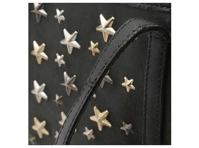 Jimmy Choo SASHA M Leder Tragetasche Schwarz - Ansicht 5