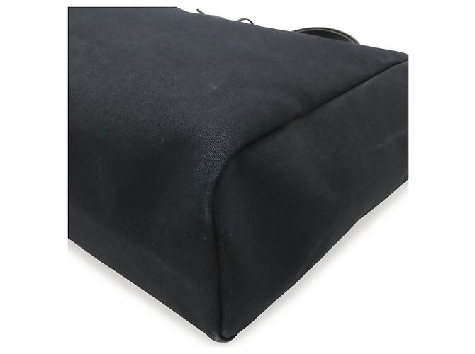 Hermès Borsa a mano Hermes Aile Bag MM Canvas Leather Nero - vista 3