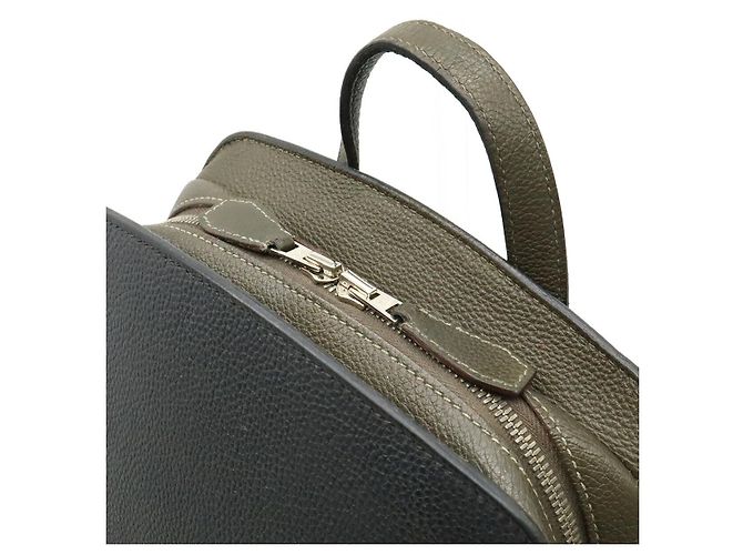 Hermès Hermes City Rucksack Leder Schwarz - Ansicht 8