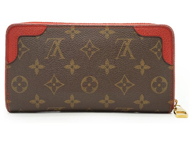 Zippy Portafoglio in tessuto Louis Vuitton Retiro Marrone - vista 2