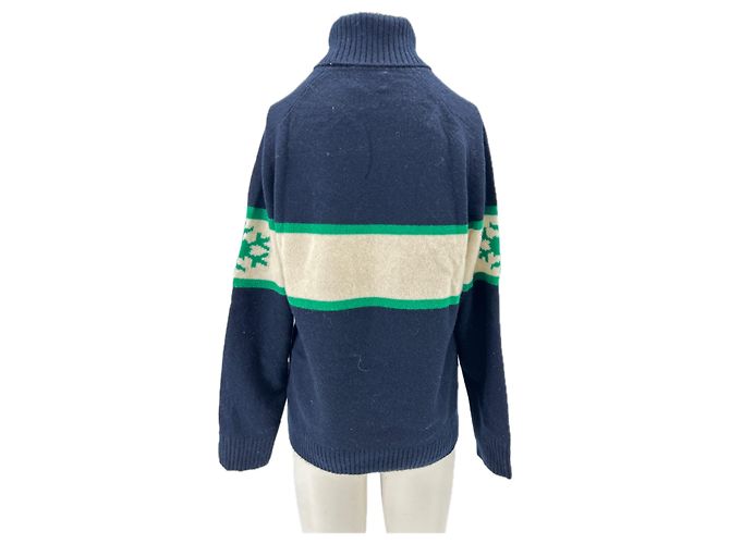 Autre Marque SKI CLUB turtleneck cashmere blue - view 2