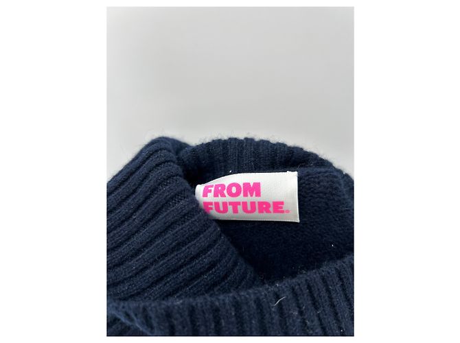 Autre Marque SKI CLUB turtleneck cashmere blue - view 3