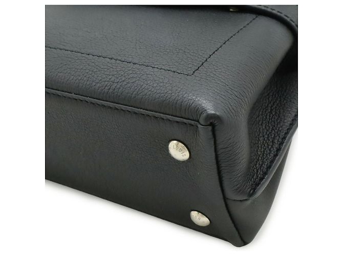 Borsa Louis Vuitton Lockme Ever Mini Nera Nero - vista 3