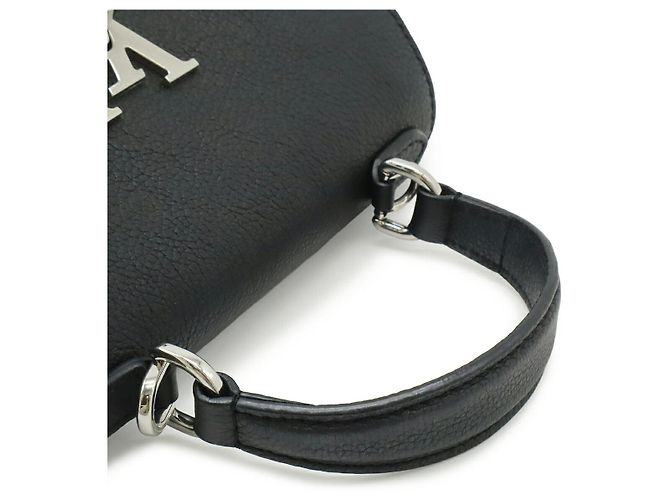 Borsa Louis Vuitton Lockme Ever Mini Nera Nero - vista 6