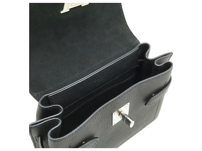 Borsa Louis Vuitton Lockme Ever Mini Nera Nero - vista 7