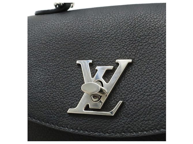 Borsa Louis Vuitton Lockme Ever Mini Nera Nero - vista 9