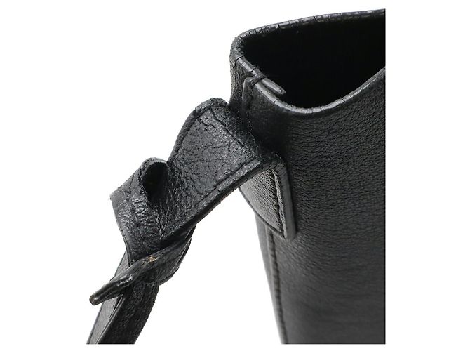 Borsa a tracolla in pelle Yves Saint Laurent Nero - vista 6