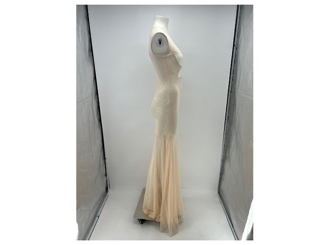 Autre Marque Abito trasparente beige SHANI SHEMER - vista 5