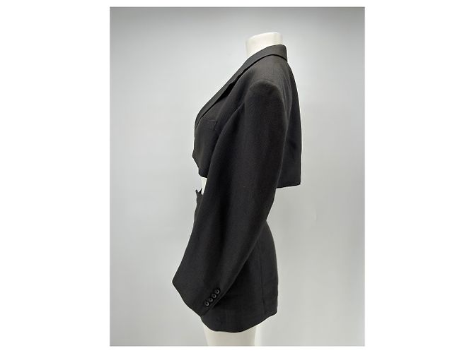 Autre Marque Blazer kaki scuro con gonna Cachi - vista 5