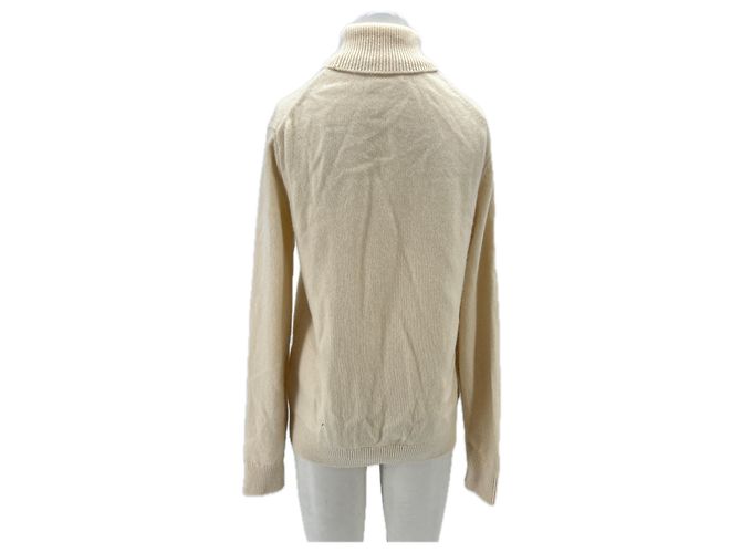 Autre Marque FROM FUTURE Cuello alto de cachemira beige - vista 2