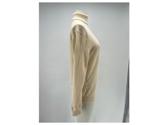 Autre Marque FROM FUTURE Cuello alto de cachemira beige - vista 4