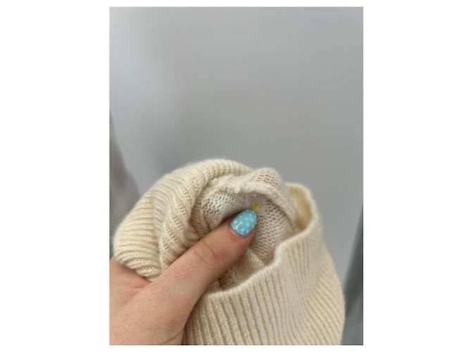 Autre Marque FROM FUTURE Cuello alto de cachemira beige - vista 7