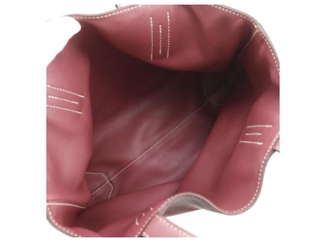 Hermès Tote Double Sens in vitello Sikkim 28 Hermes Bordò - vista 4