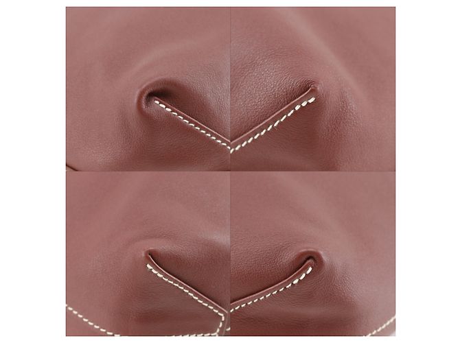 Hermès Tote Double Sens in vitello Sikkim 28 Hermes Bordò - vista 6