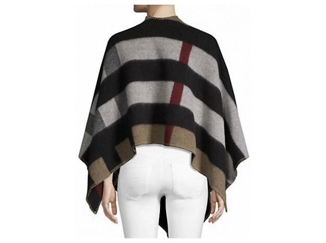Sciarpa Burberry Prorsum a quadri in lana e cashmere - vista 2