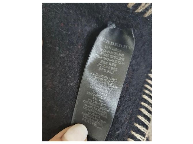 Sciarpa Burberry Prorsum a quadri in lana e cashmere - vista 6
