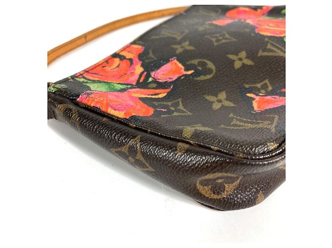 Louis Vuitton Monogram Rose Pochette Accessoires Braun Pink Monogramm - Ansicht 5