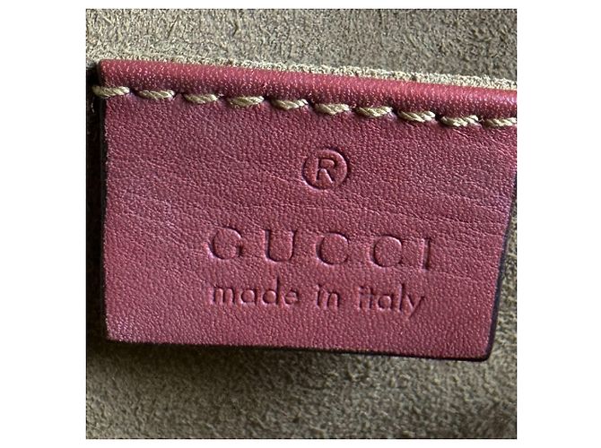 Borsa a Spalla Gucci GG Blooms Marrone Rosa - vista 12