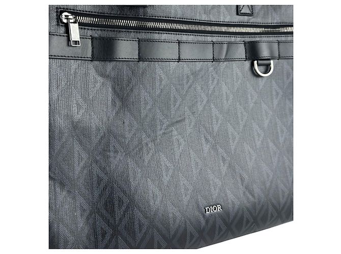 Borsa in pelle nera Christian Dior Nero - vista 11