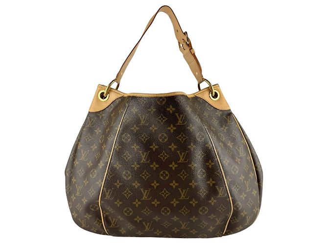 Borsa a Spalla Louis Vuitton Monogram Galliera GM Marrone Monogramma - vista 3