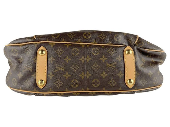 Borsa a Spalla Louis Vuitton Monogram Galliera GM Marrone Monogramma - vista 4