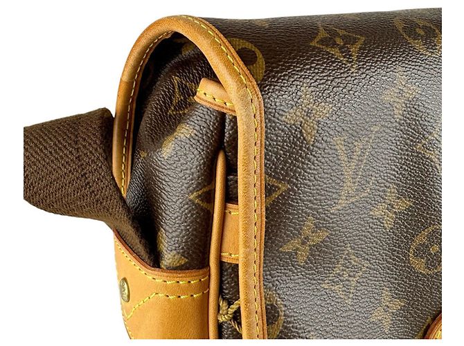 Bolsa de Ombro Louis Vuitton Monogram Marrom Monograma - vista 7
