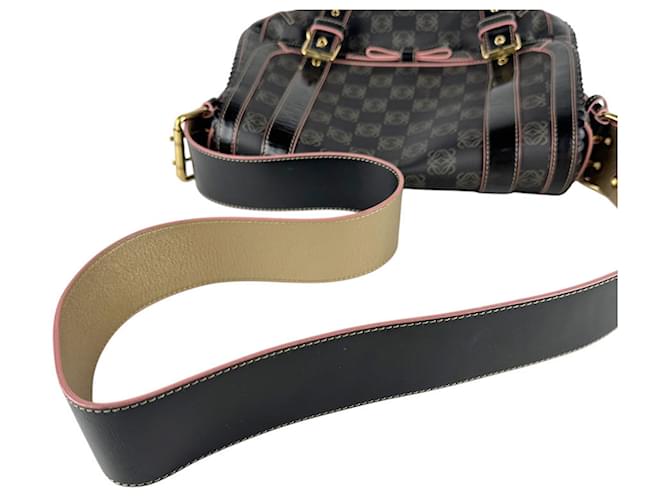 Borsa a tracolla Loewe nera e rosa Nero - vista 10