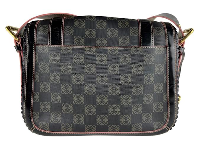 Borsa a tracolla Loewe nera e rosa Nero - vista 3