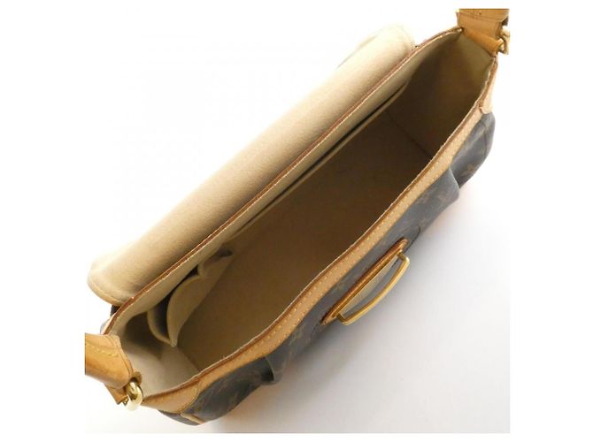 Borsa a Spalla Louis Vuitton Monogram Beverly MM Marrone - vista 8