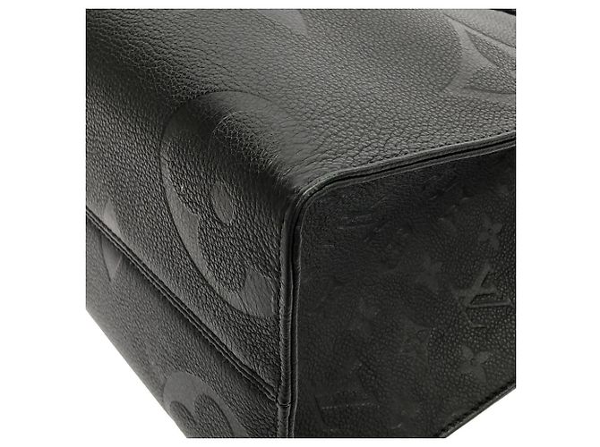 Borsa Louis Vuitton Monogram Empreinte OnTheGo MM Nero - vista 2