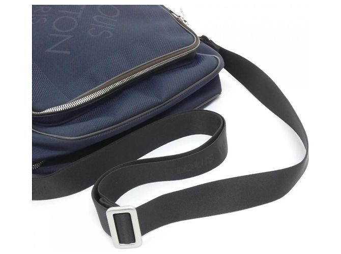 Louis Vuitton Damier Géant Pilotte Schultertasche Blau - Ansicht 5