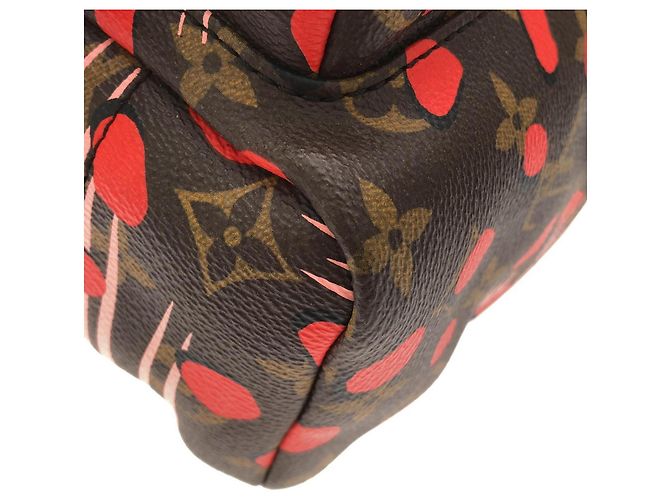 Louis Vuitton Monogram Summer Jungle Dot Palm Springs Backpack PM Rosa Arancione - vista 3