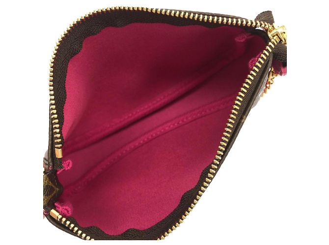 Louis Vuitton Monogram Mini Pochette Accessoires Castaño - vista 6