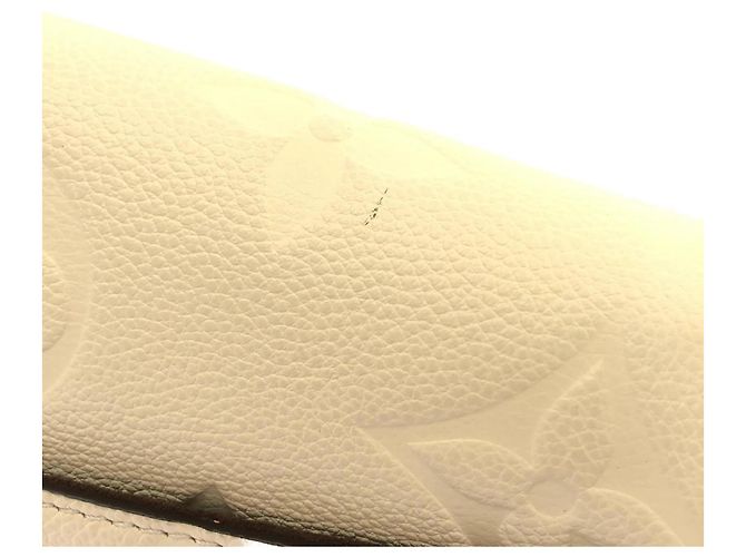 Borsa a Spalla Louis Vuitton Monogram Empreinte Diane Beige - vista 5