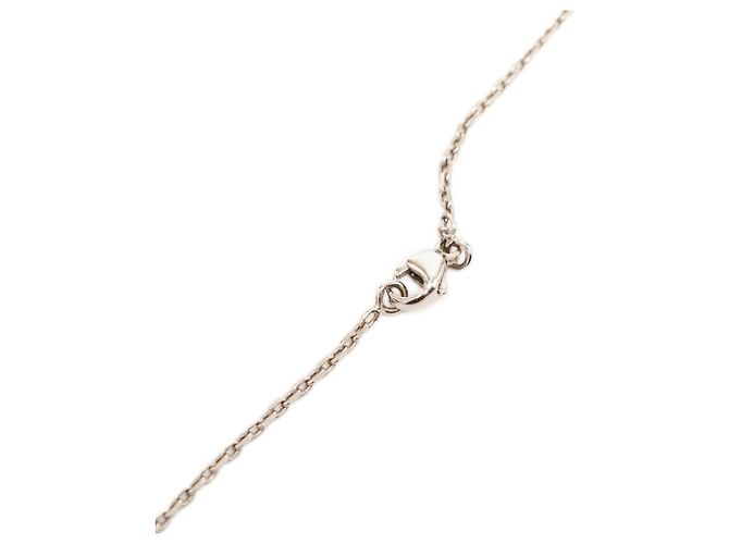 Hermès Collana con pendente a catena Hermes O'Kelly PM Argento Crudo - vista 3