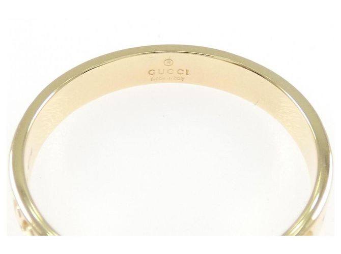 Anello Icon Band Gucci in oro giallo 18K - vista 3