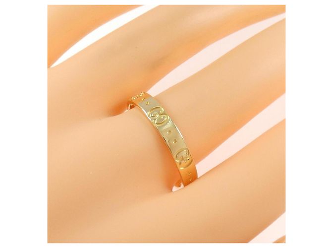 Anello Icon Band Gucci in oro giallo 18K - vista 4