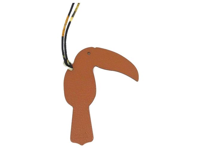 Hermès Hermes Toucan Handtaschenanhänger Orange - Ansicht 3