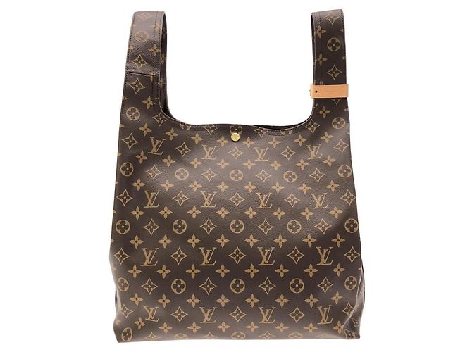 Borsa Louis Vuitton Monogram Atlantis GM Marrone - vista 2