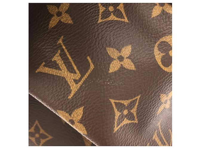 Borsa Louis Vuitton Monogram Atlantis GM Marrone - vista 5