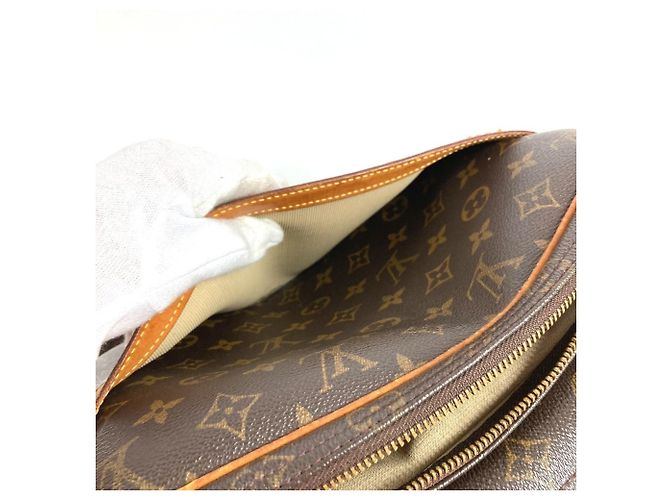 Borsa a tracolla Louis Vuitton Monogram Reporter PM Marrone - vista 11